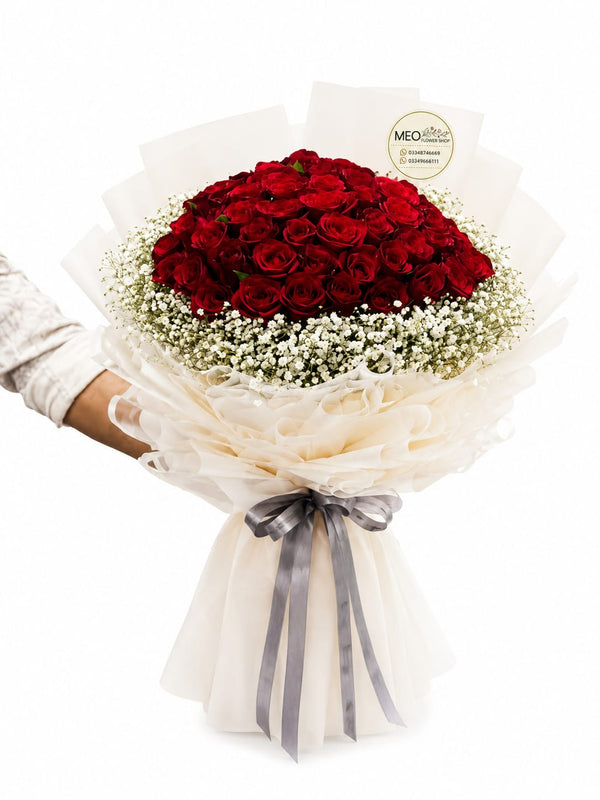 ❤️🌹 Crimson Forever Bouquet 🌹❤️