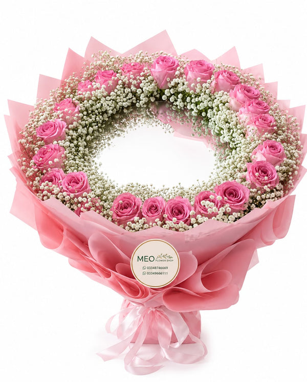 🌸 Pink Forever Love Bouquet 💕🌷