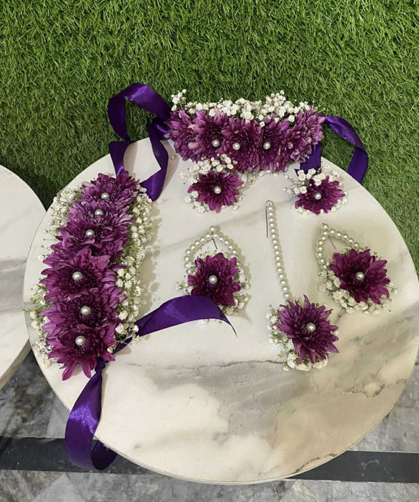 Bridal Bloom Elegance – Customizable Flower Jewelry Set 🌸💍✨
