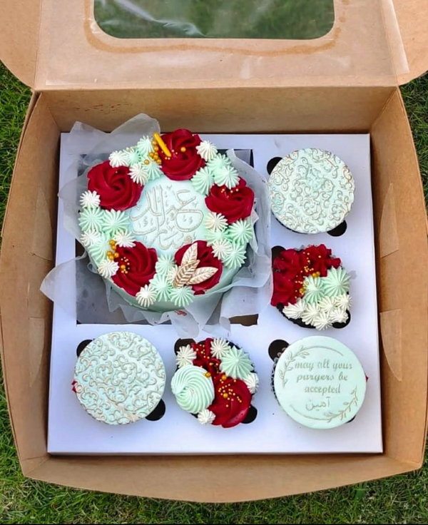 Eid Sweet Moments Bento Cake Platter 🌙🎂🧁