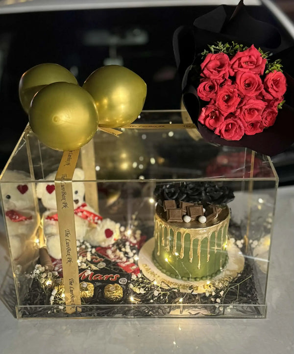 Eternal Vows 💖 Elegant Anniversary Acrylic Box