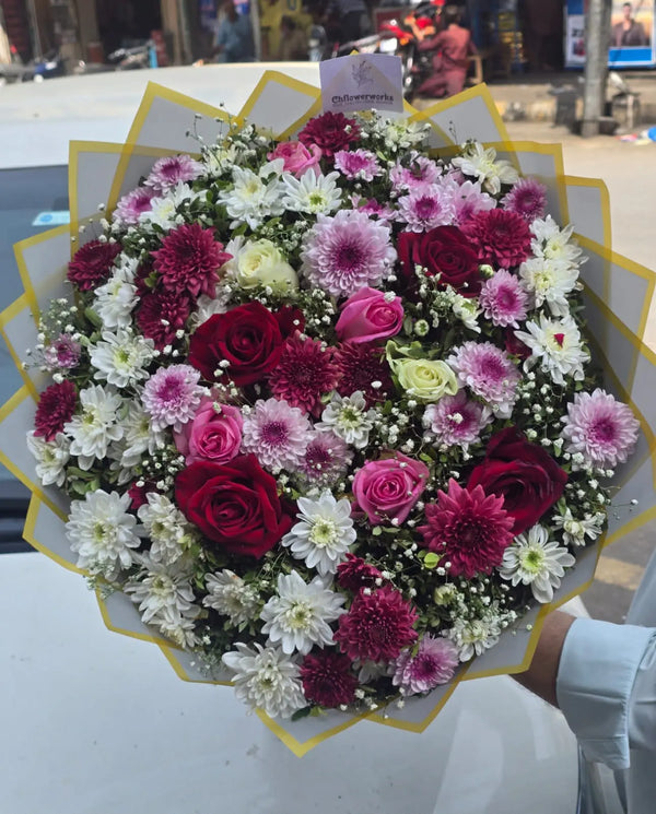 Gorgeous Oversized Chrysanthemum Bouquet for Special Occasions